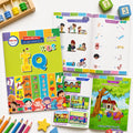 IQ تنمية الذكاء — ٣ كتب أنشطة ذهنية تدريجية (Pre-KG + KG1 + KG2) للأطفال ٣-٦ سنوات